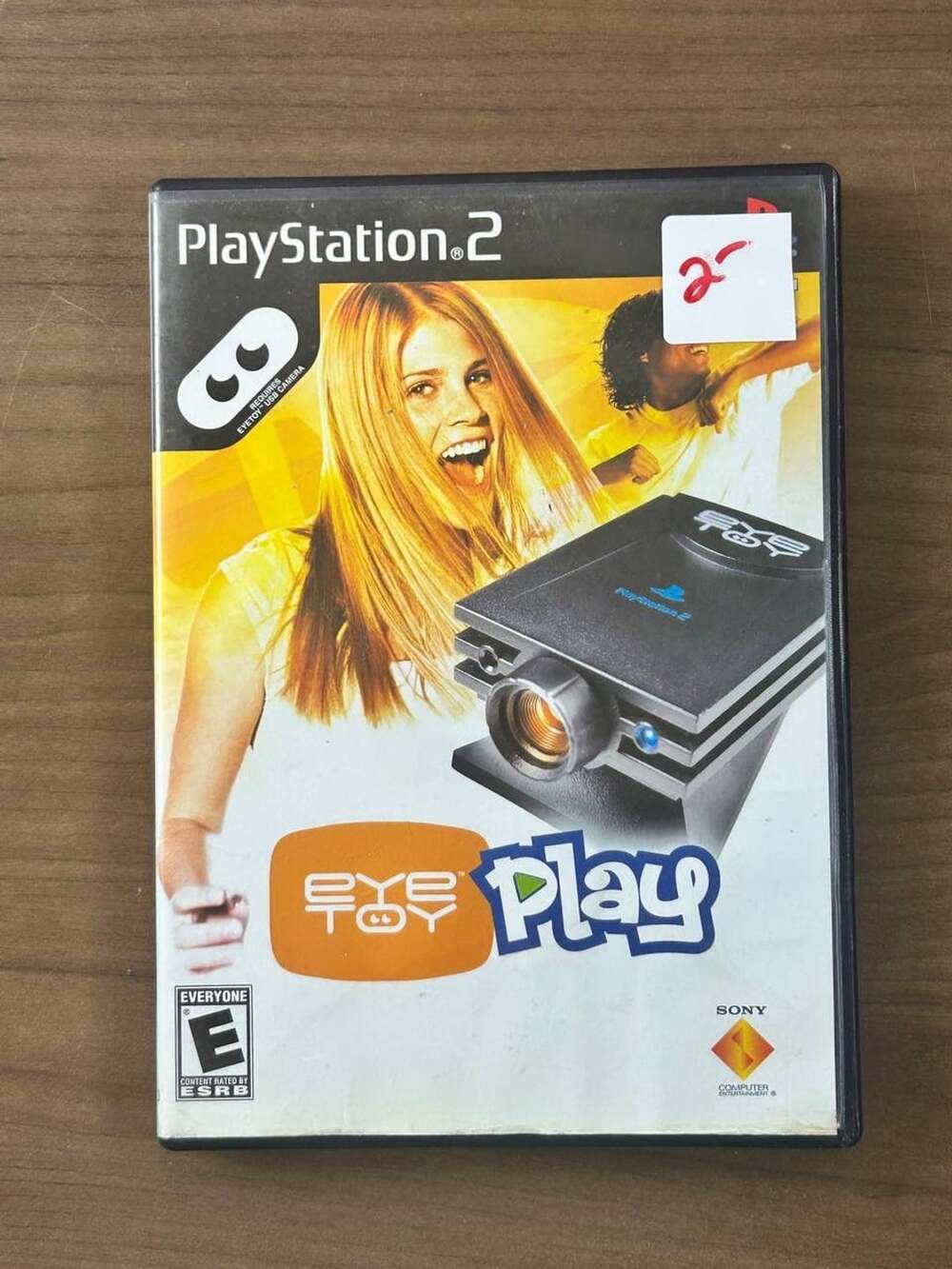 EyeToy Play Sony PlayStation 2 PS2 2003 Game Disc Case No Manual